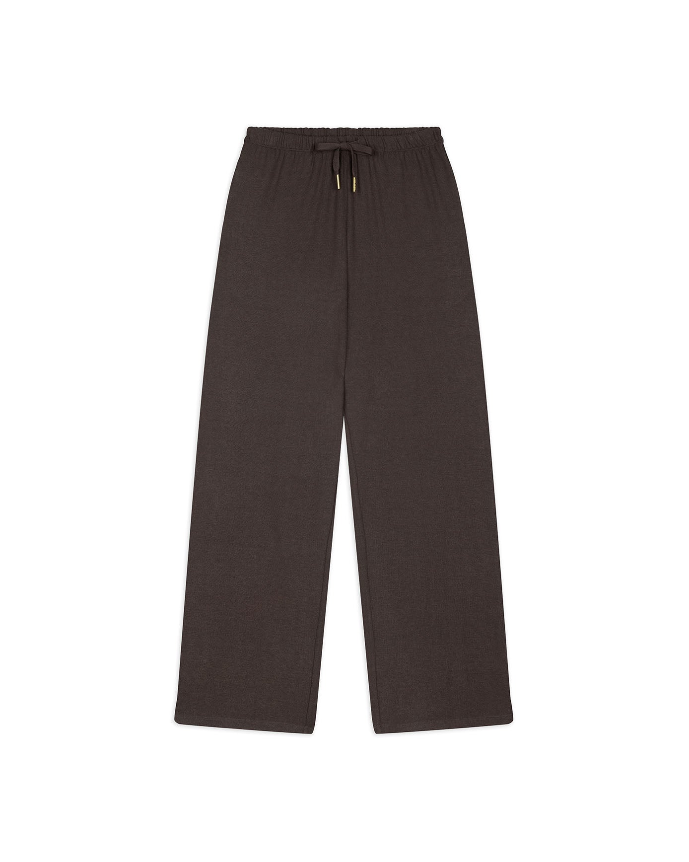 Slub-Knit Marl Joggers - Brown