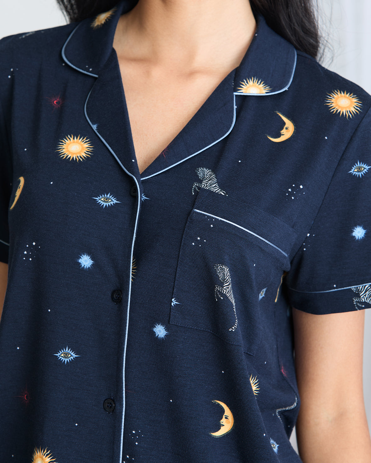 TENCELª Modal Celestial Zebra Short Pyjama Set