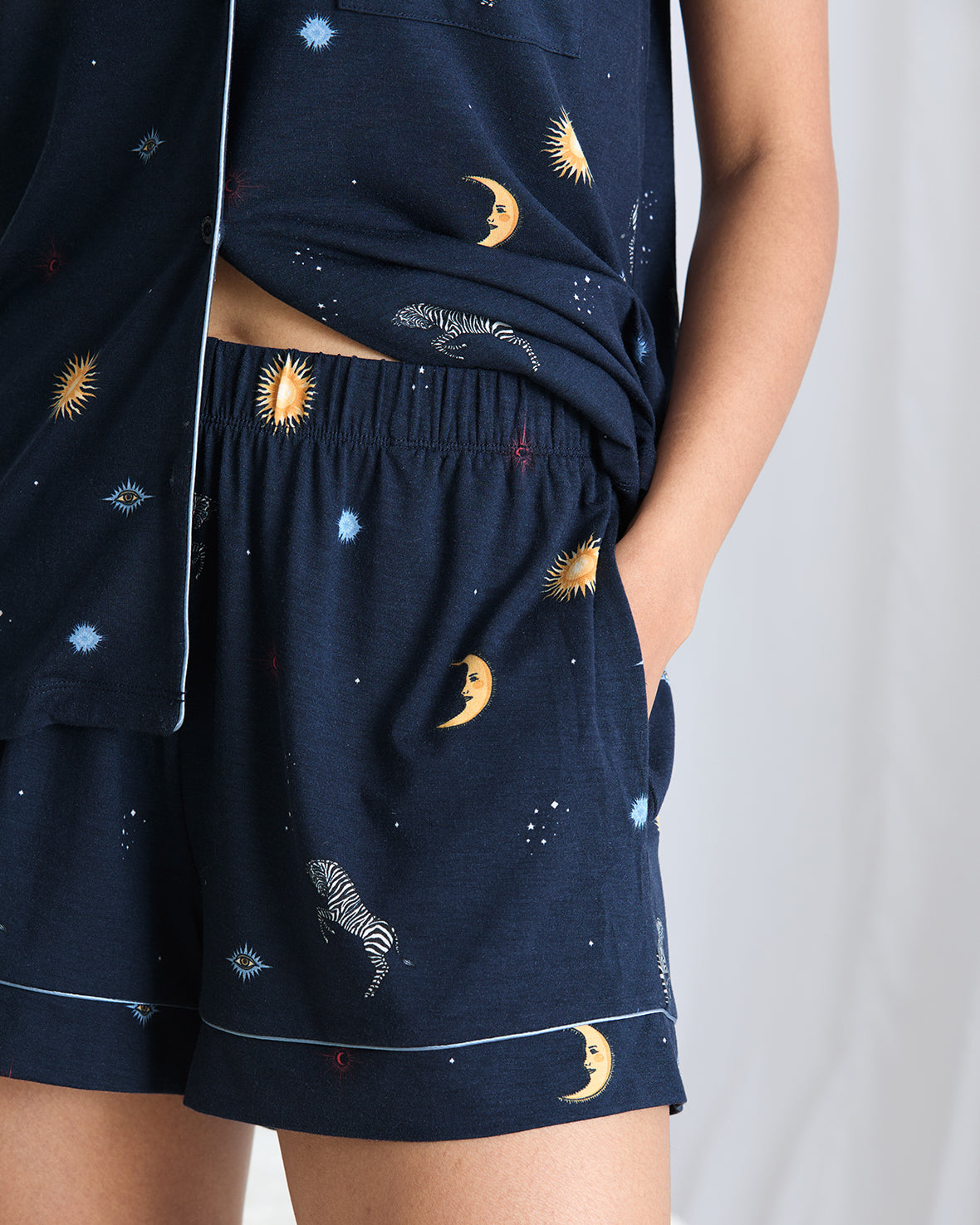 TENCELª Modal Celestial Zebra Short Pyjama Set