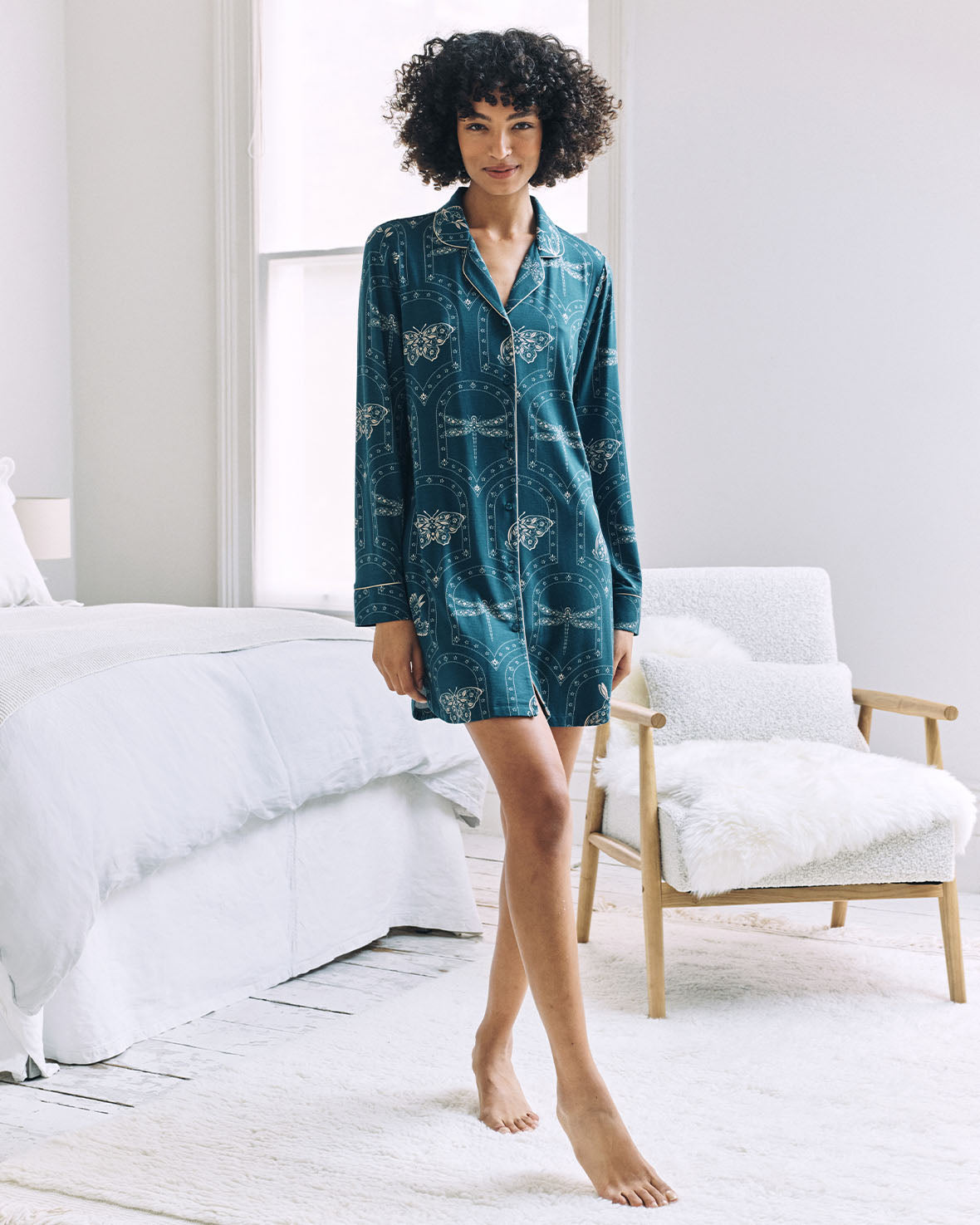 TENCEL™ Modal Twilight Glade Print Nightshirt