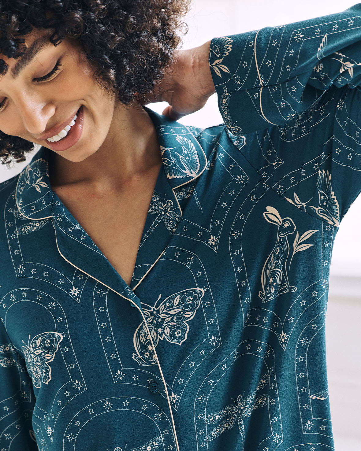 TENCEL™ Modal Twilight Glade Print Nightshirt