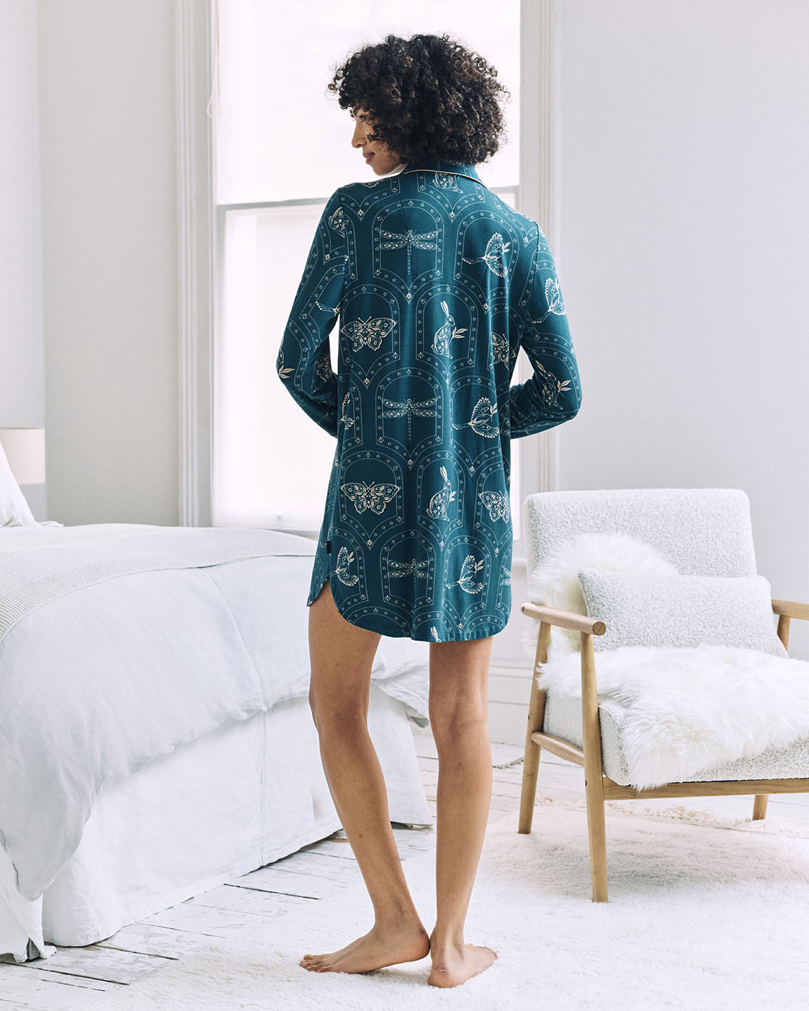 TENCEL™ Modal Twilight Glade Print Nightshirt