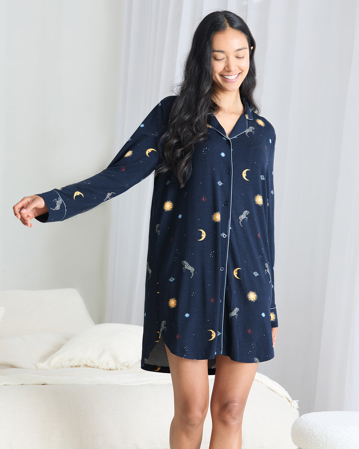 TENCEL™ Modal Celestial Zebra Nightshirt