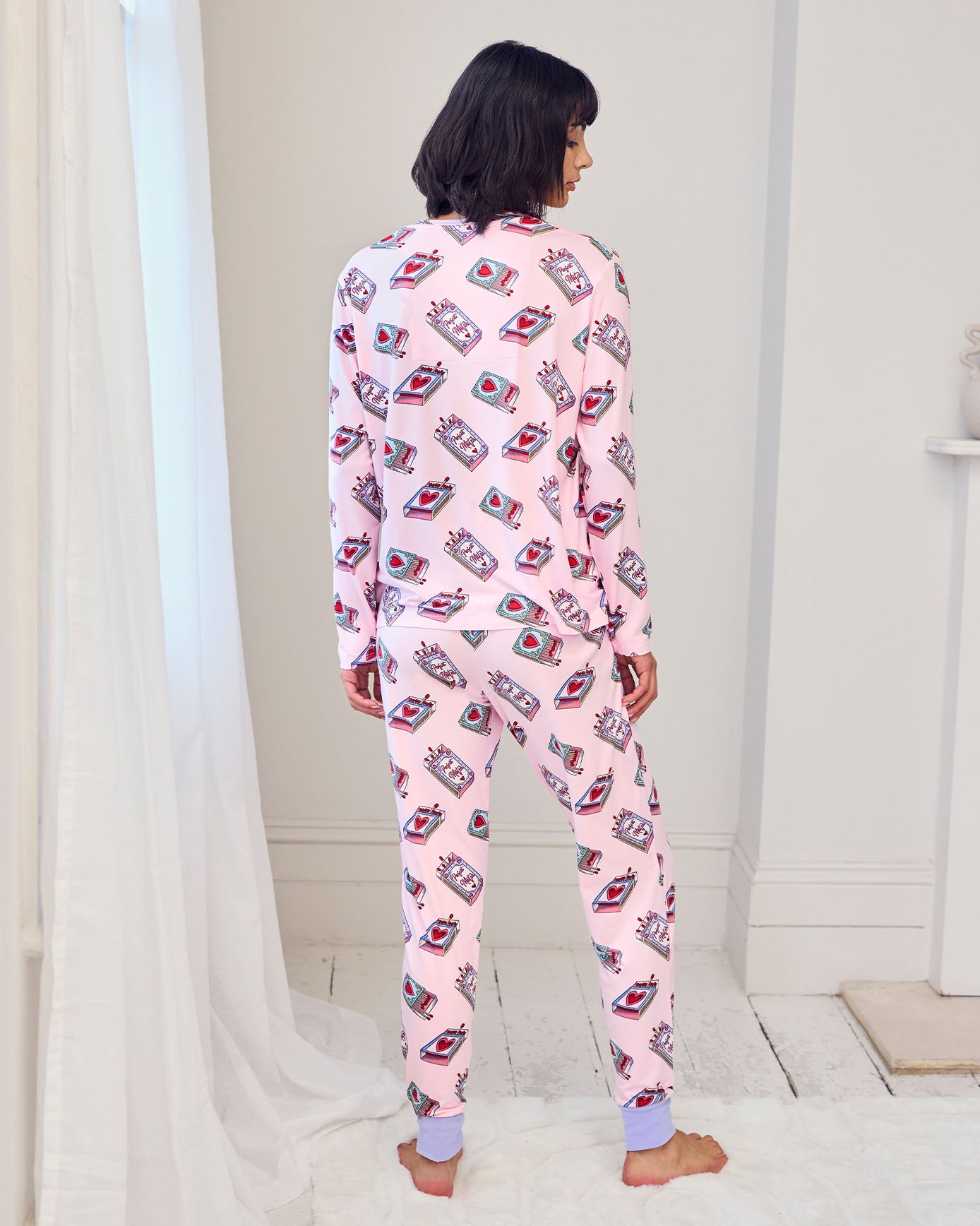 Valentine's Perfect Match Print Short Pyjama Set