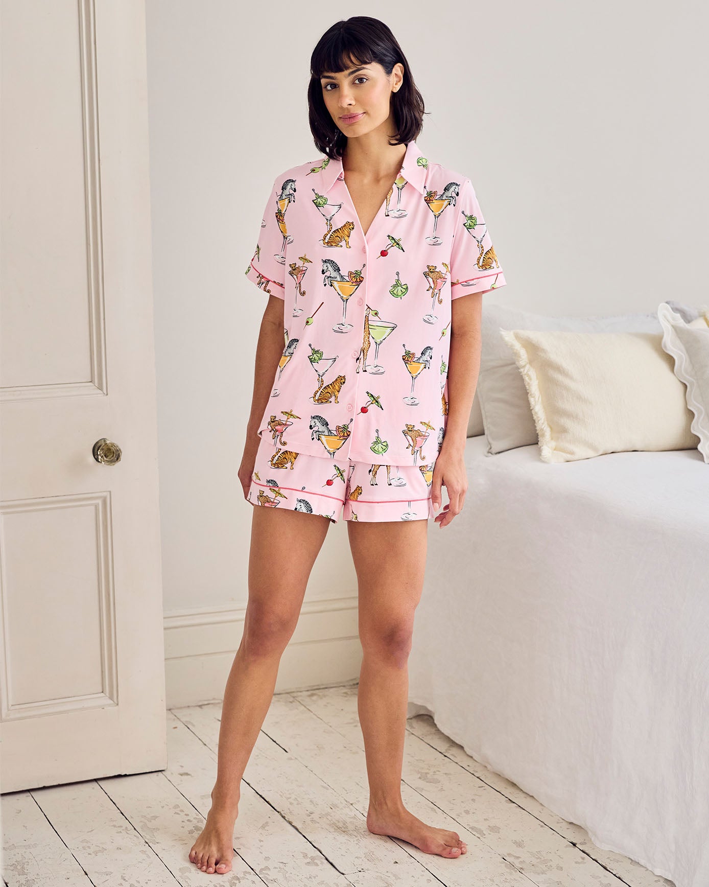 Martini Animals Print Short Pyjama Set
