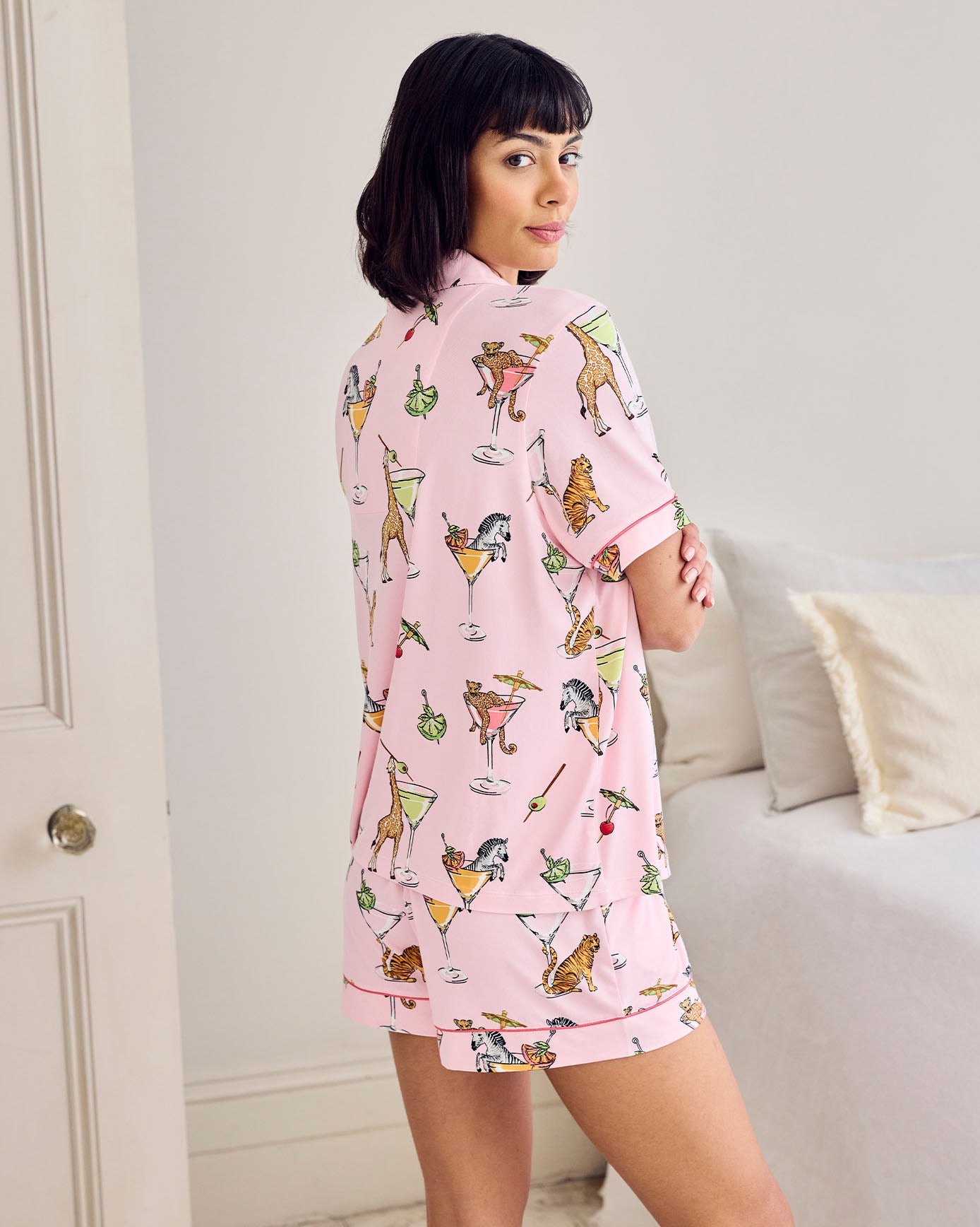 Martini Animals Print Short Pyjama Set