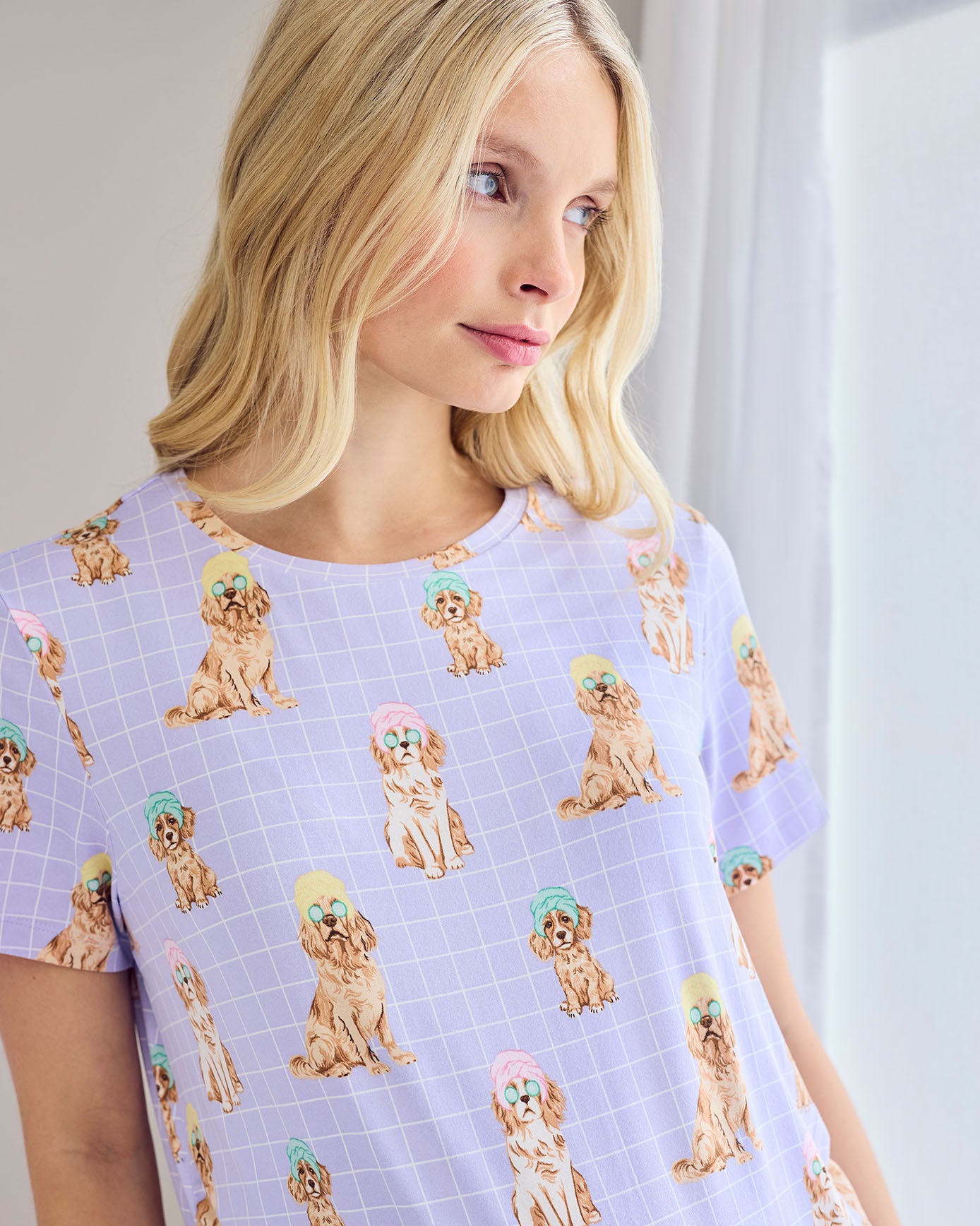 Maternity Spa Dogs Short Pyjama Set