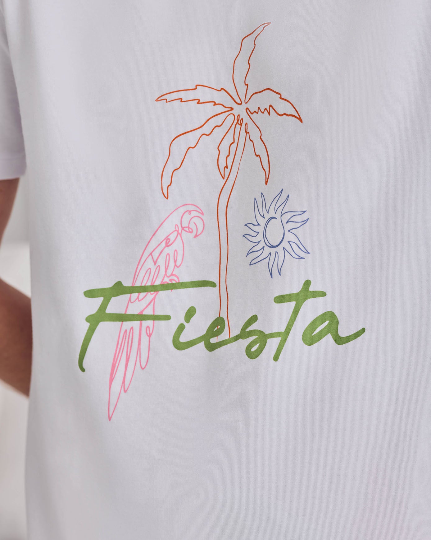 Organic Cotton Fiesta Graphic Print Short Pyjama Set