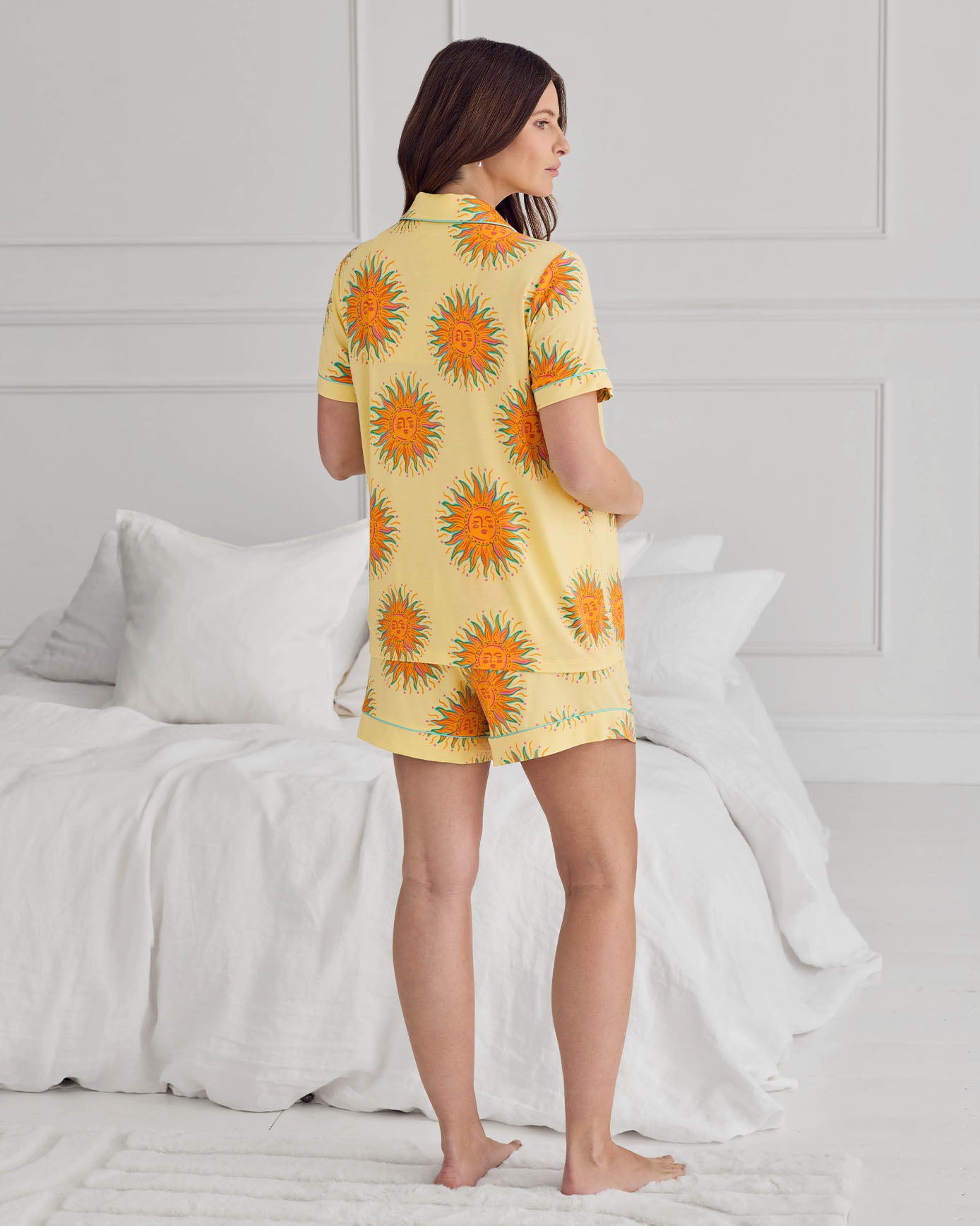 Maternity TENCEL™ Modal Sun Print Short Pyjama Set