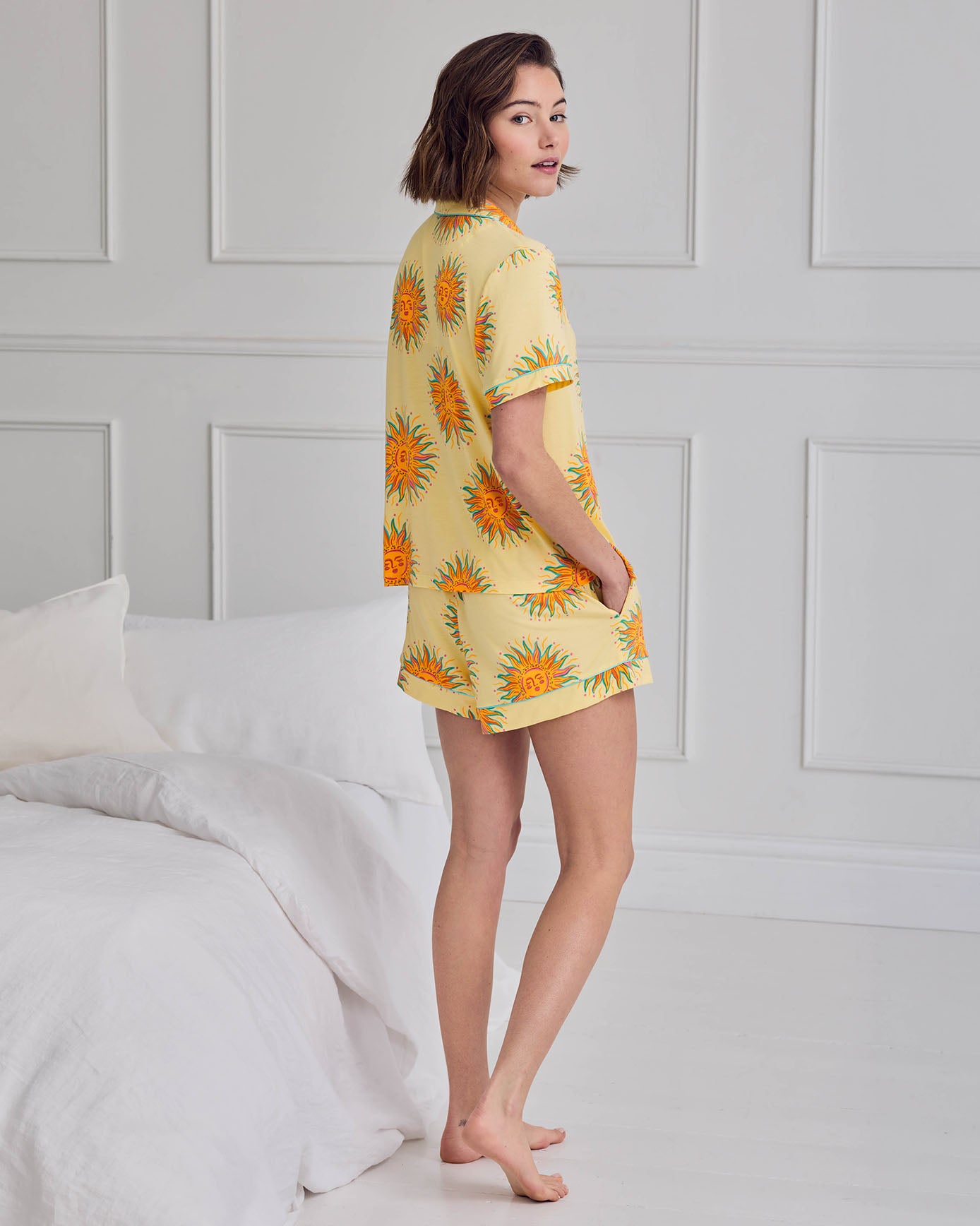 TENCEL™ Modal Sun Print Short Pyjama Set