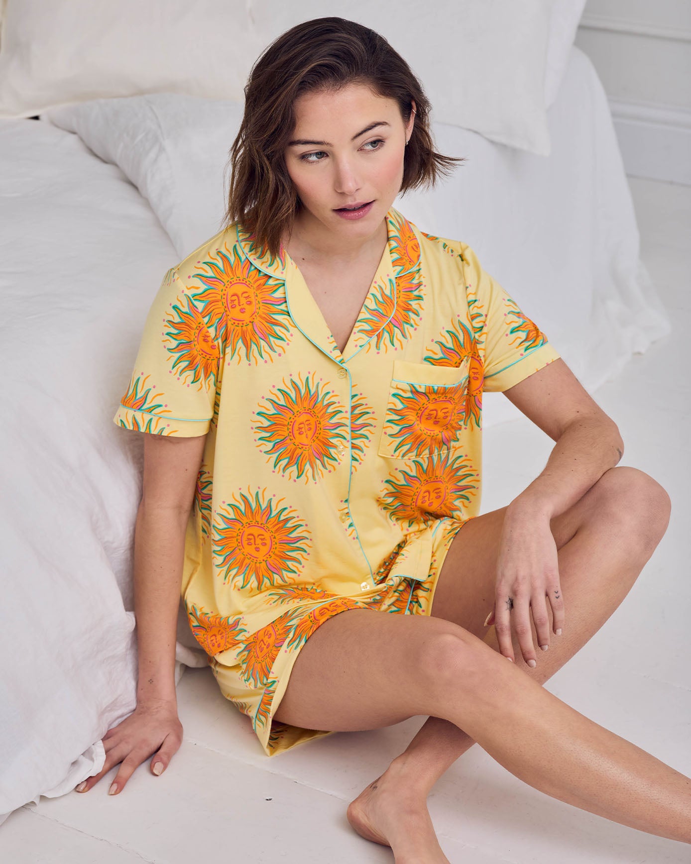 TENCEL™ Modal Sun Print Short Pyjama Set