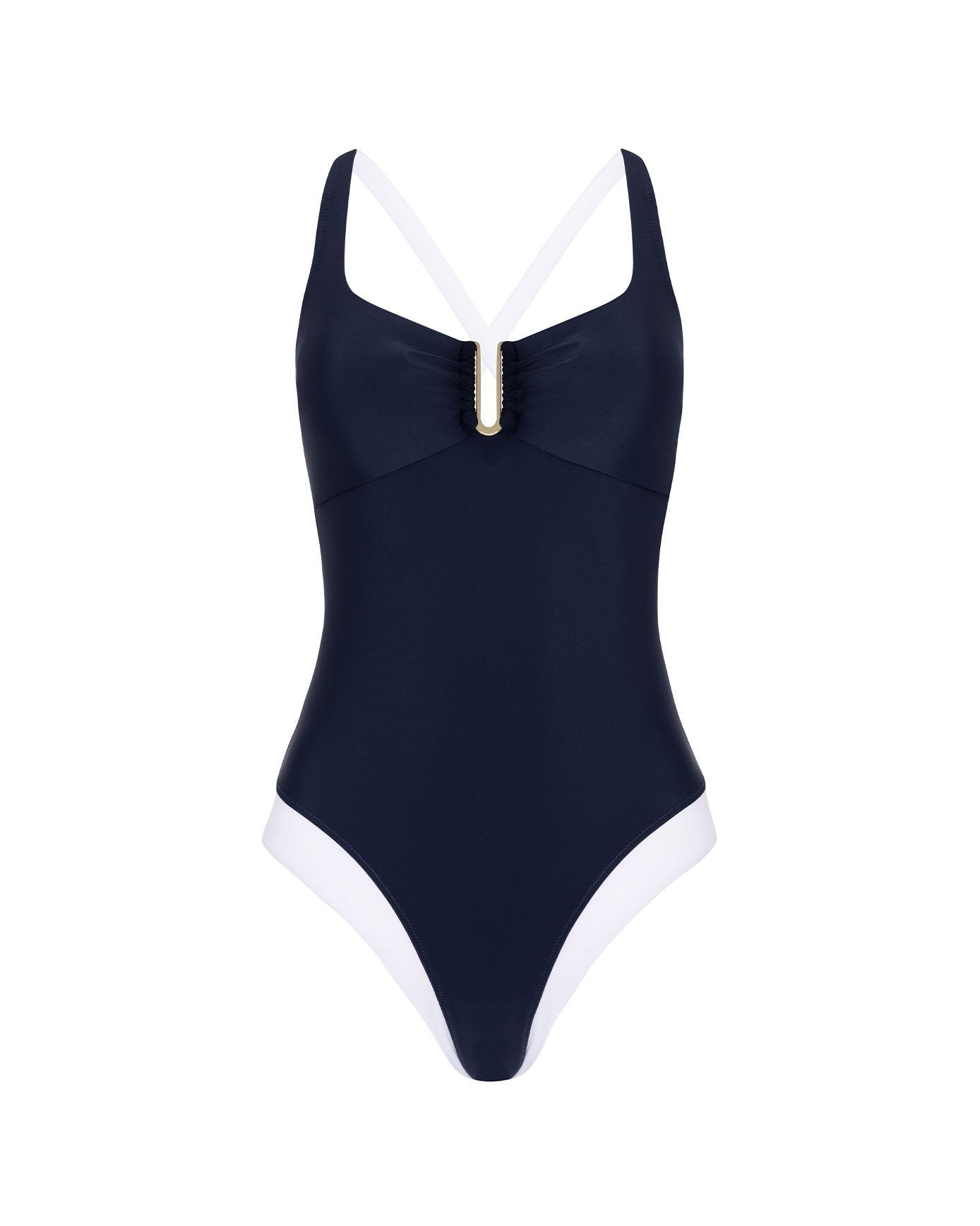 Illusion Cross Back Swimsuit