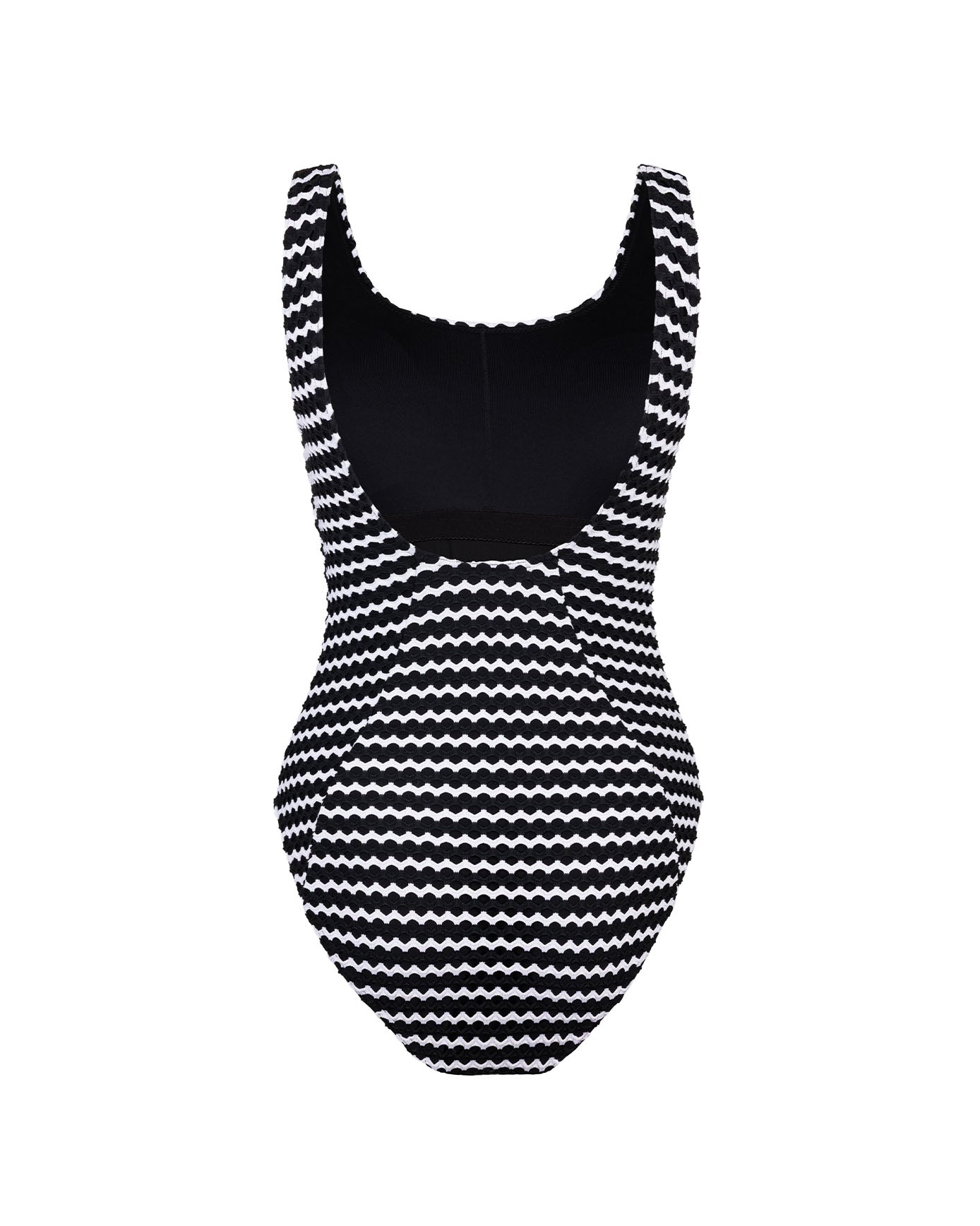 Crochet Swimsuit - Black & White