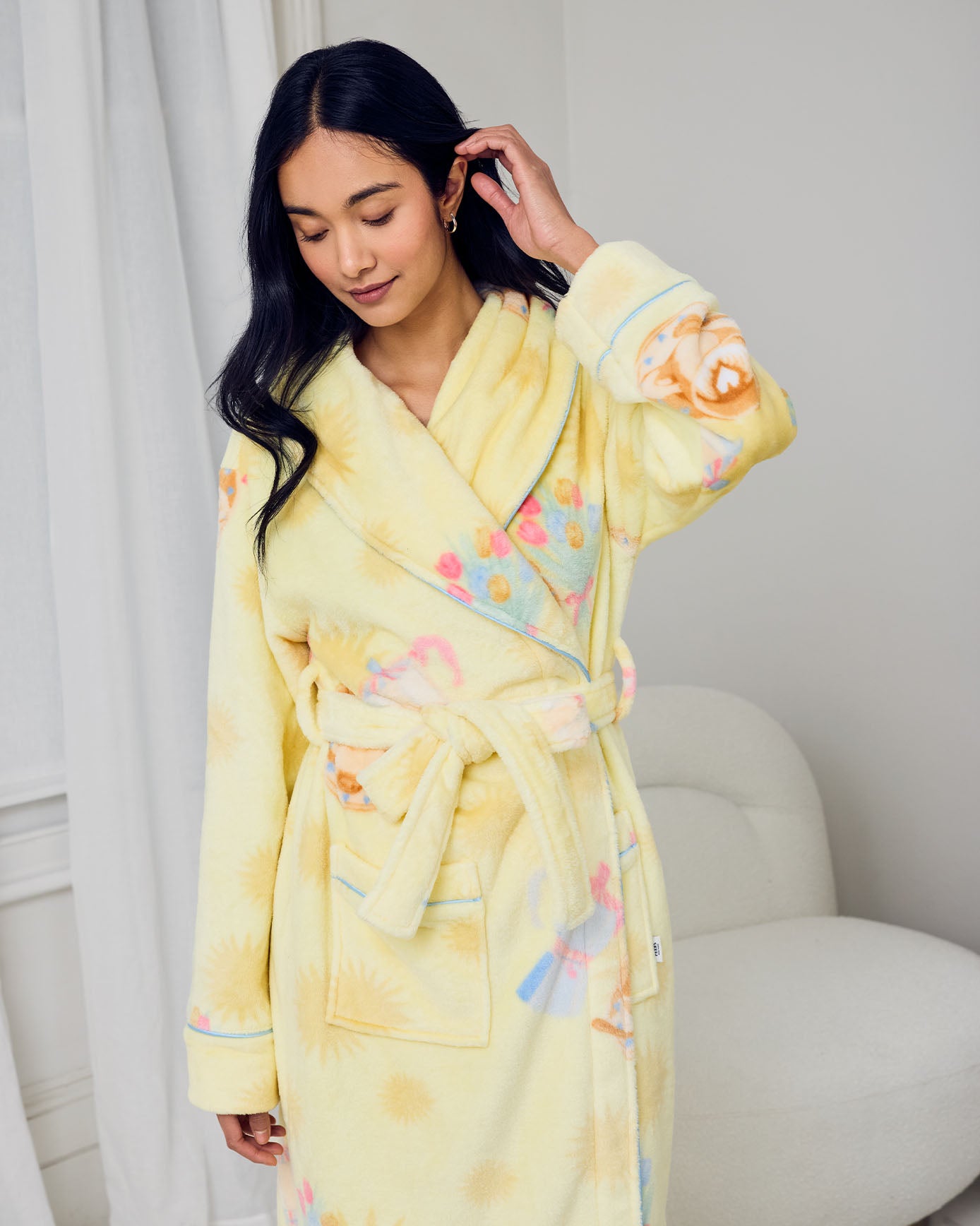 Fleece Slow Mornings Dressing Gown