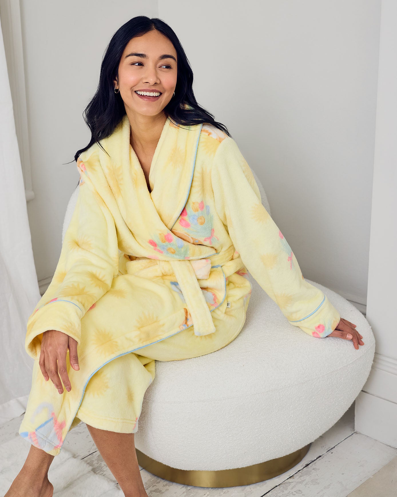 Fleece Slow Mornings Dressing Gown