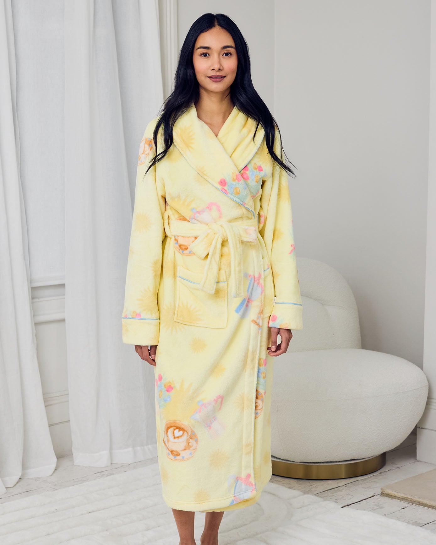 Fleece Slow Mornings Dressing Gown