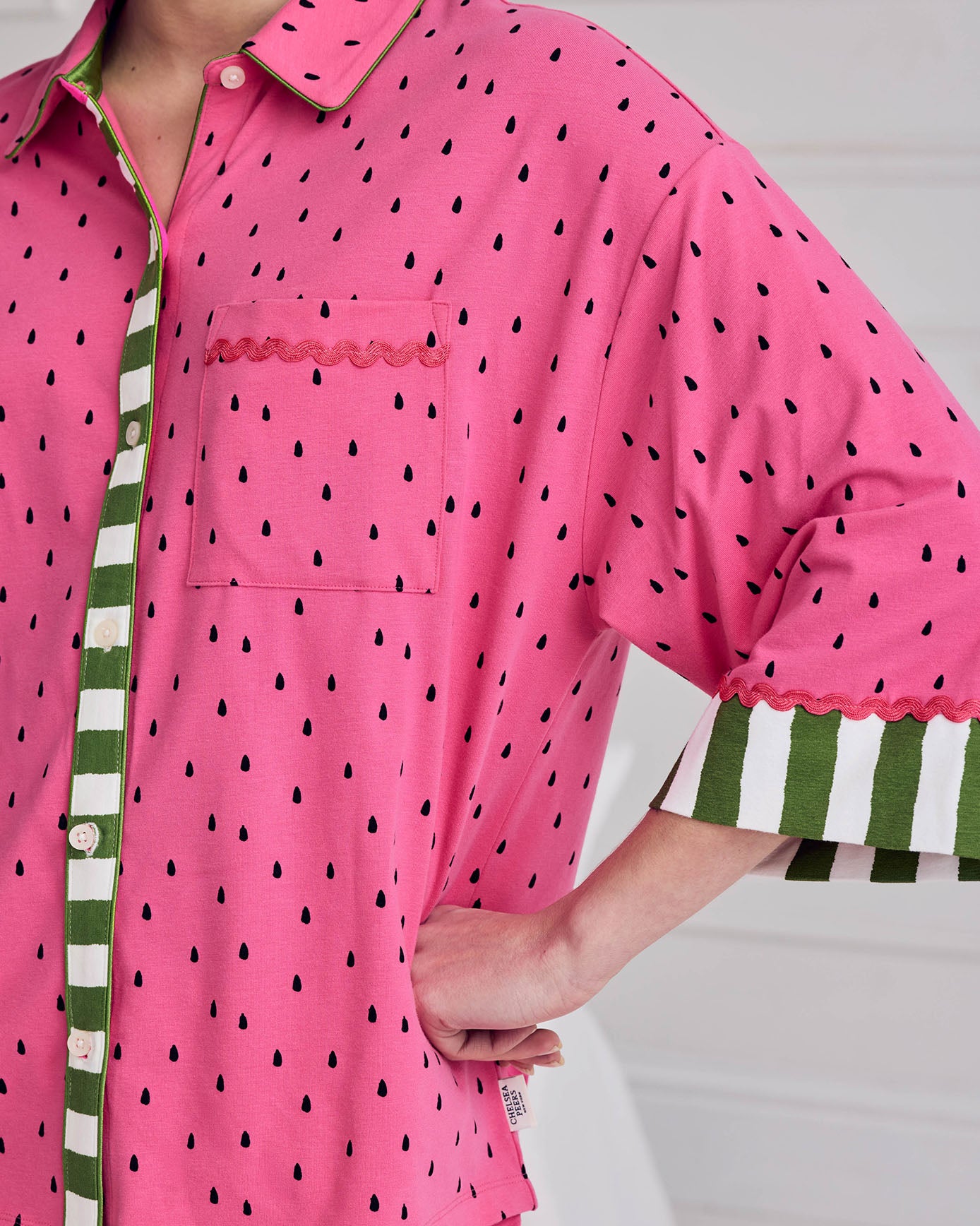 Organic Cotton Watermelon Print Long Pyjama Set