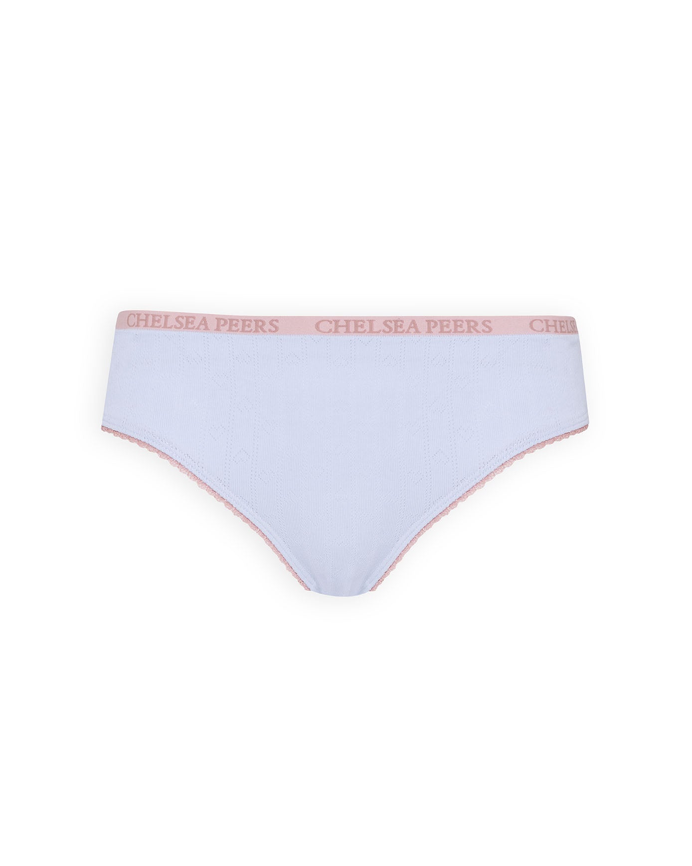 Organic Cotton Three Pack Pointelle Full Briefs - Pastel Mix