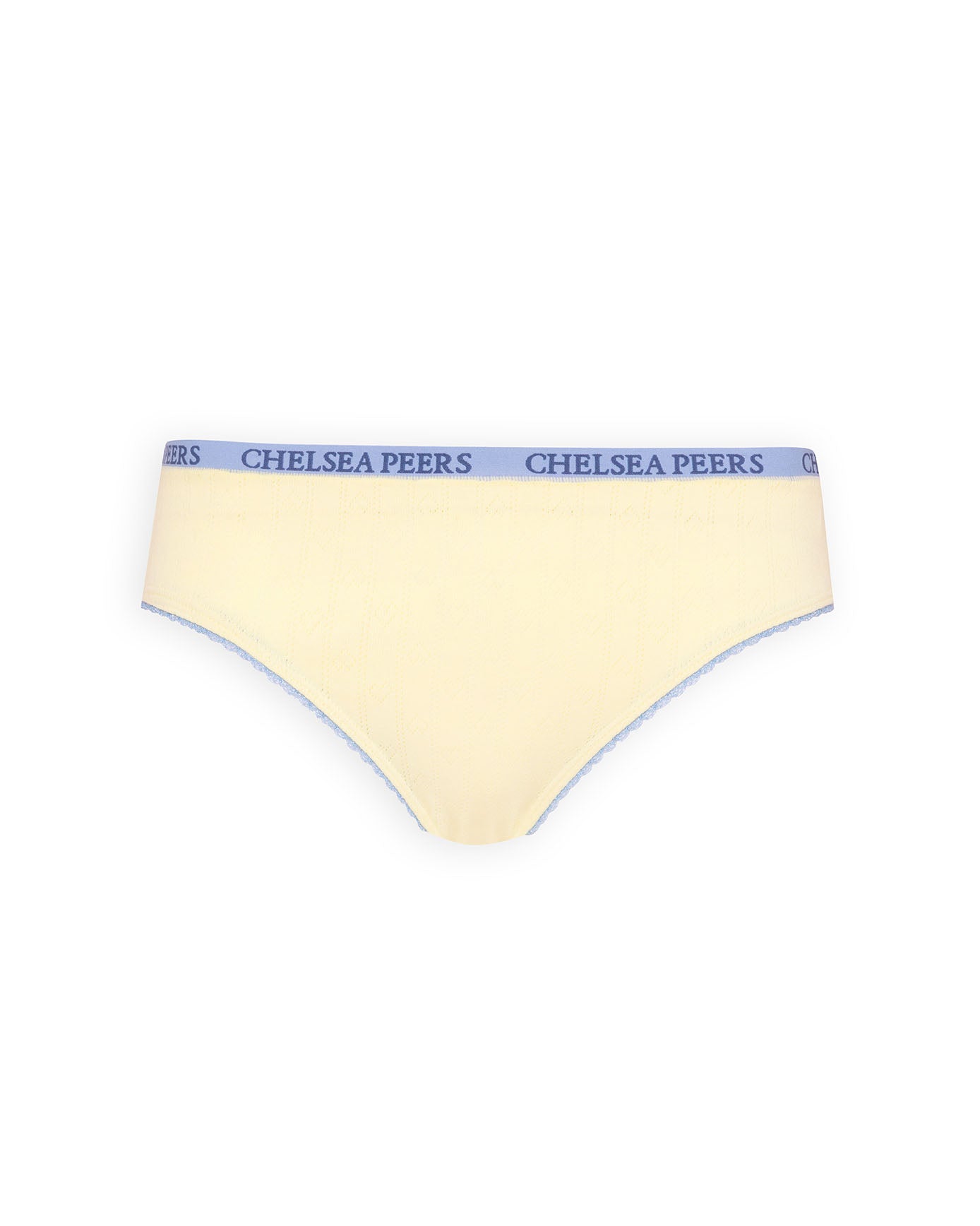 Organic Cotton Three Pack Pointelle Full Briefs - Pastel Mix