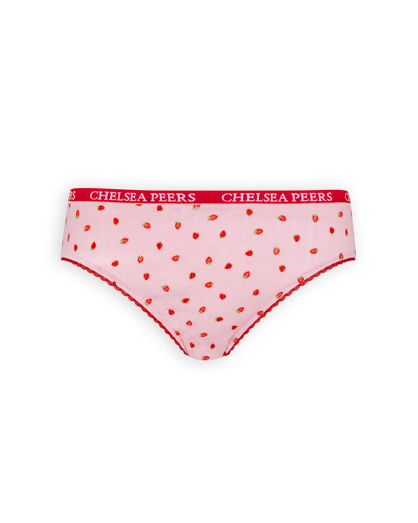 Organic Cotton Three Pack Pointelle Full Briefs - Pastel Mix
