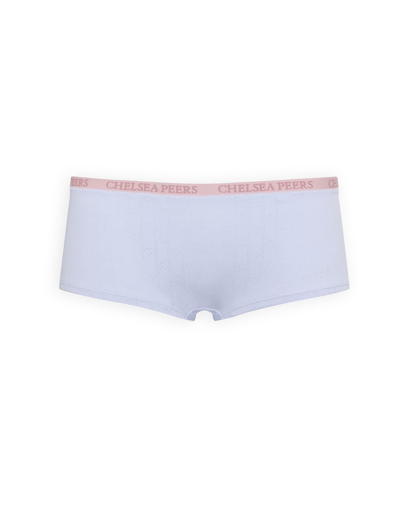 Organic Cotton Three Pack Pointelle Knicker Shorts - Pastel Mix