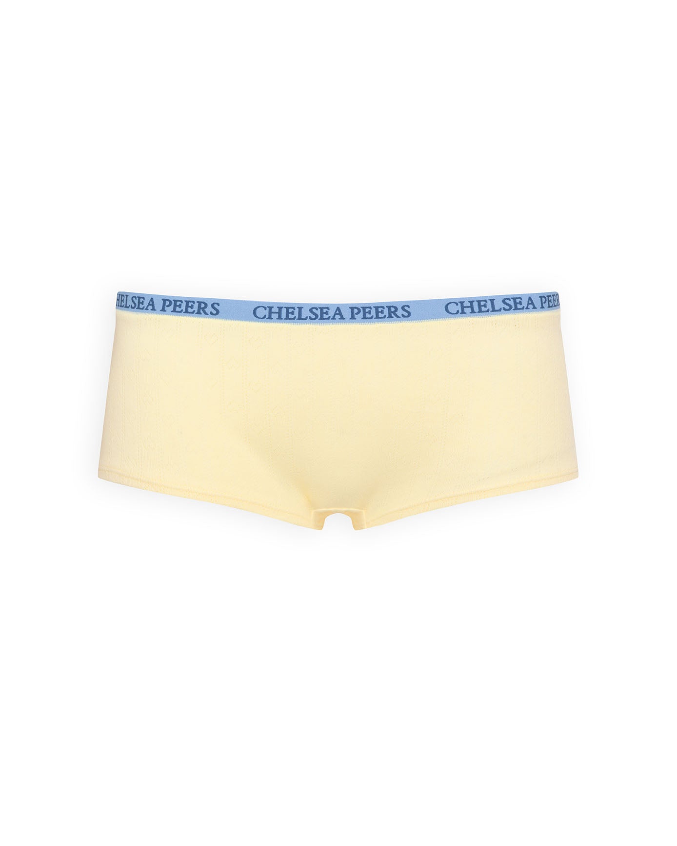 Organic Cotton Three Pack Pointelle Knicker Shorts - Pastel Mix