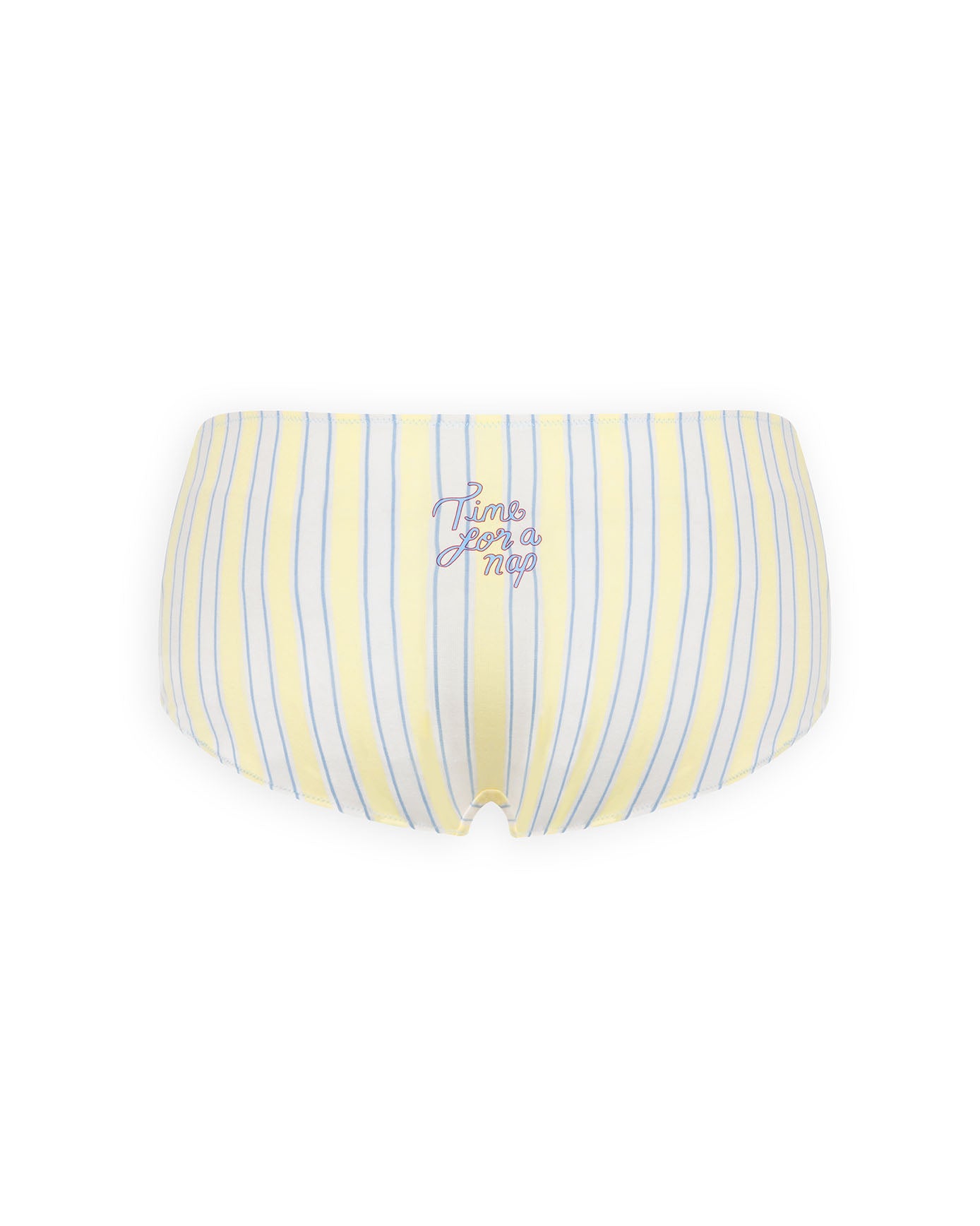 Organic Cotton Three Pack Bow Trim Knickers Shorts - Blue Mix