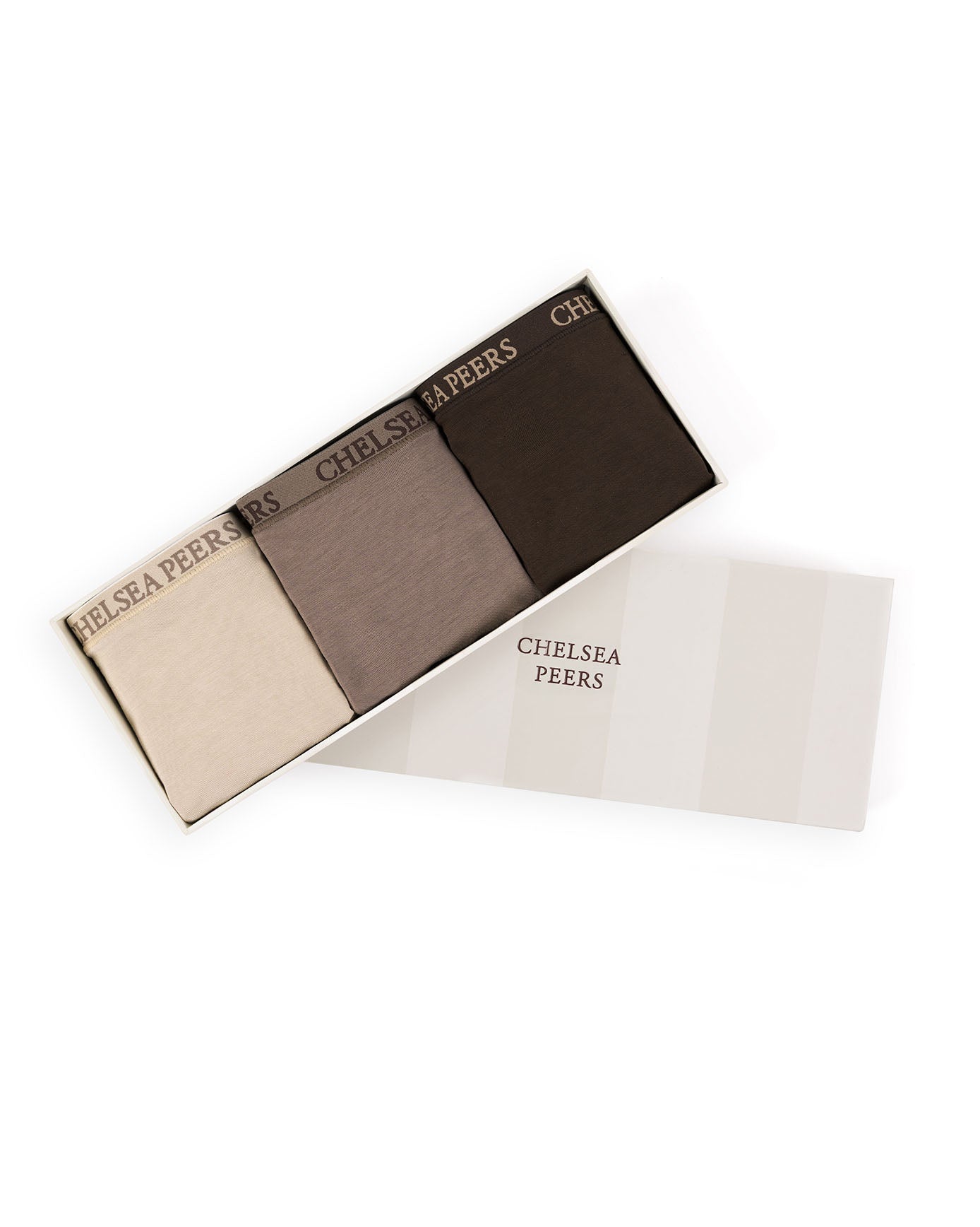 TENCEL™ Modal Three Pack Brazilian Briefs - Beige Mix