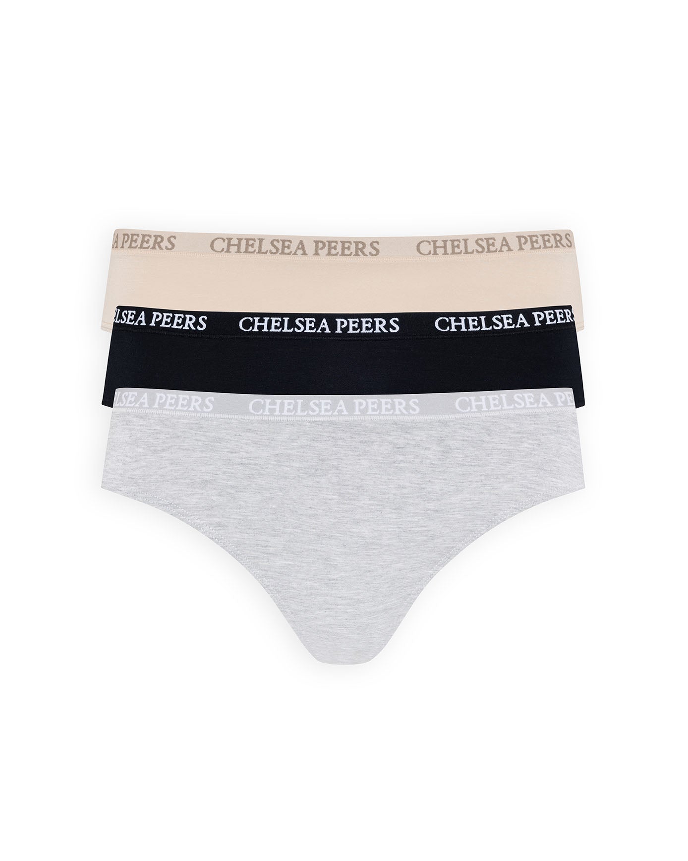 TENCEL™ Modal Three Pack Brazilian Knickers - Neutral Mix