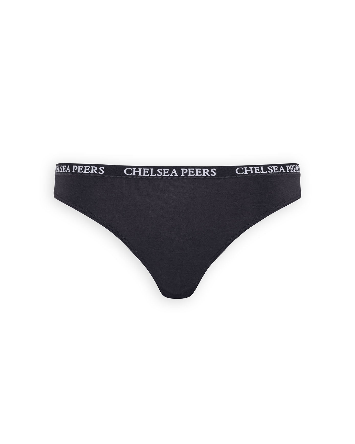 TENCEL™ Modal Three Pack Thong - Navy, Grey & Black