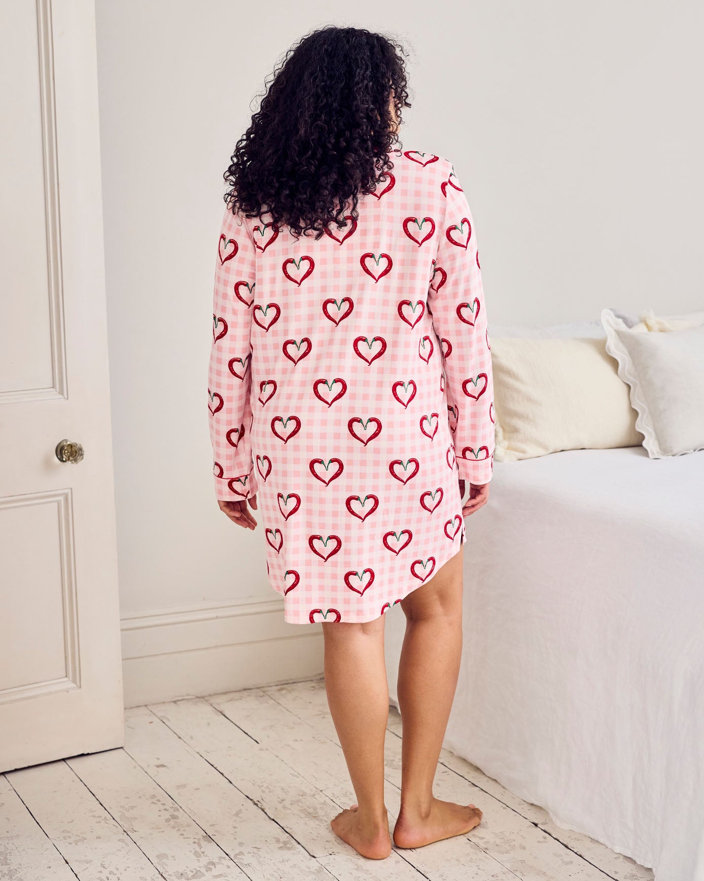 Chilli Heart Print Nightshirt