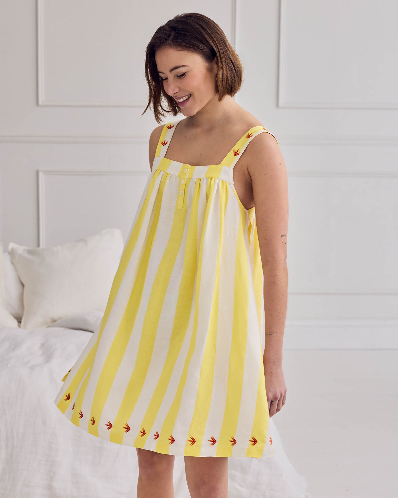 model note: Emilia is 5ft 9’’ and is wearing a size 10