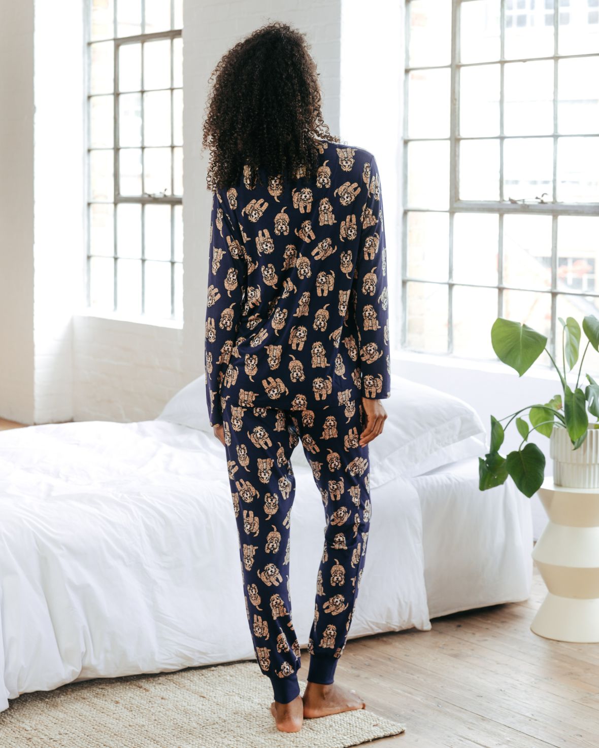 Cockapoo Print Long Pyjama Set