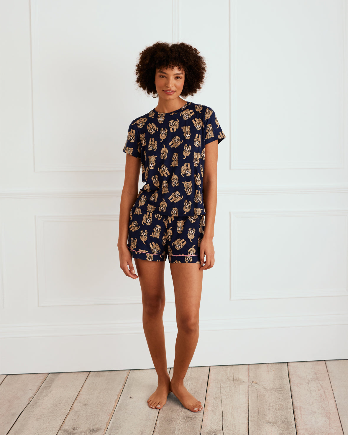 Cockapoo Print Short Pyjama Set