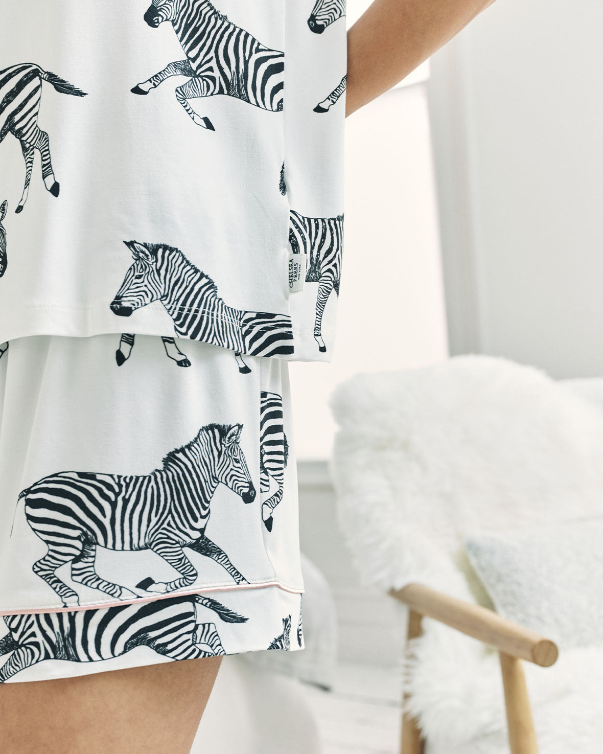 Zebra Print Short Pyjama Set