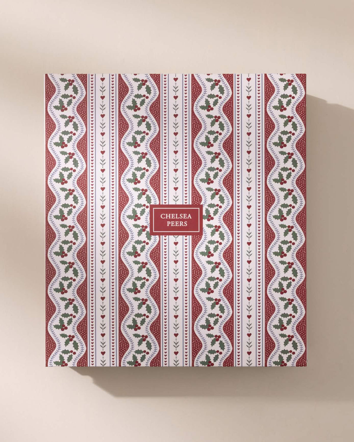 Garland Holly Stripe Print Luxury Gift Box