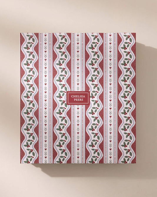 Garland Holly Stripe Print Luxury Gift Box