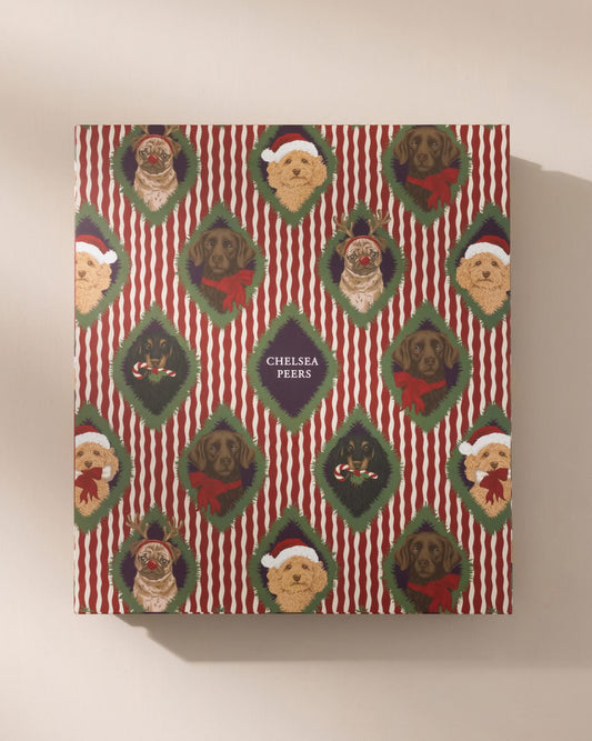 Christmas Chip & Friends Stripe Print Luxury Gift Box