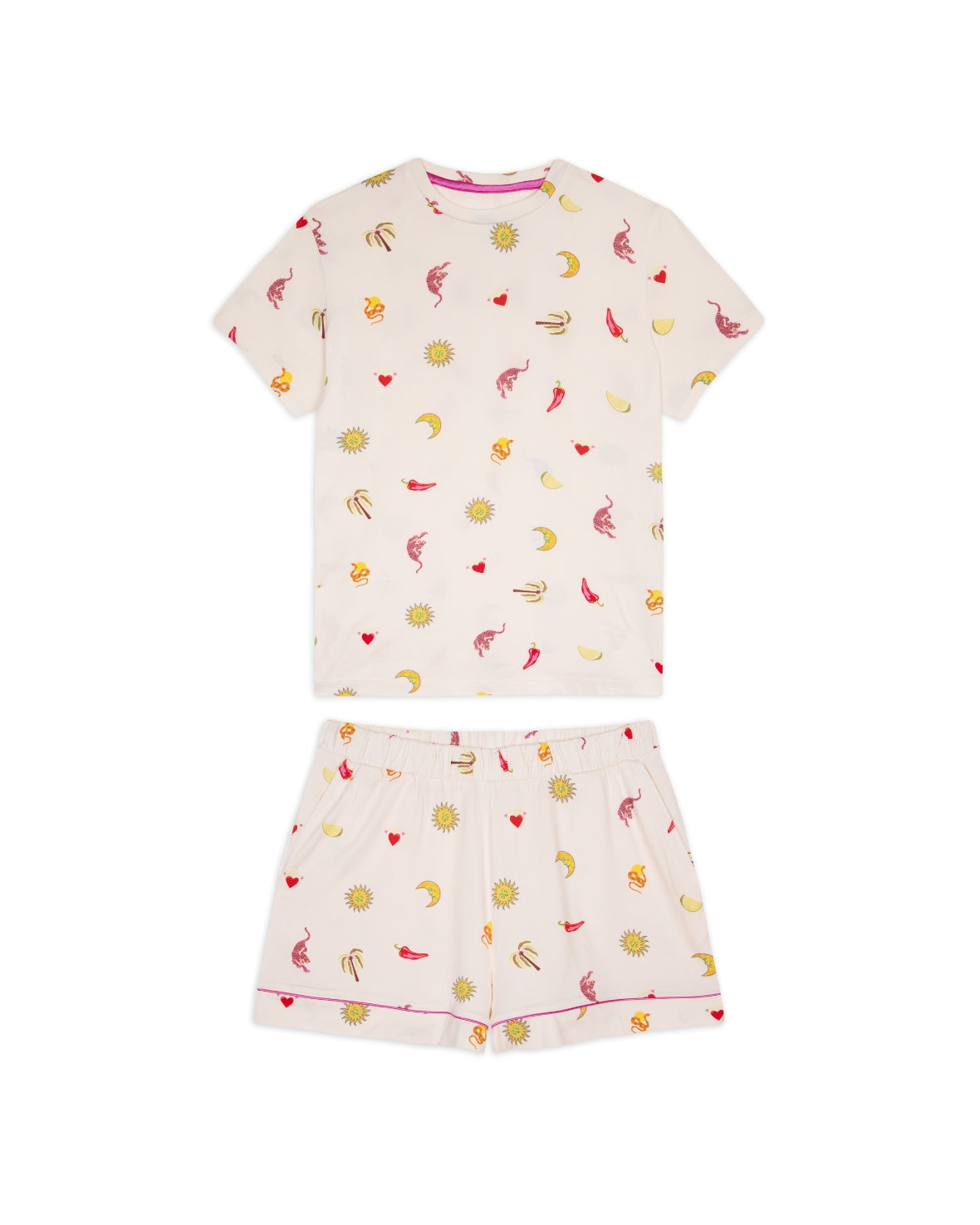 Chilli Pepper Print Short Pyjama Set