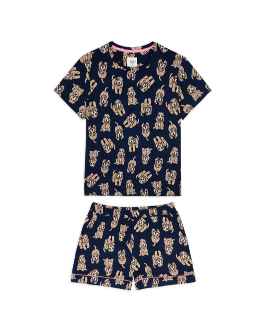 Cockapoo Print Short Pyjama Set