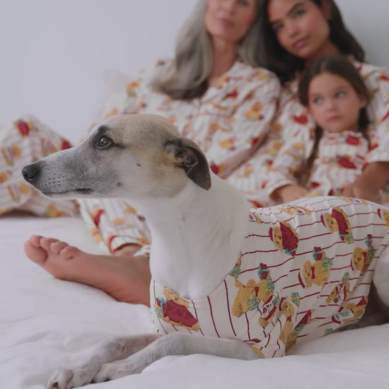 Chip the Christmas Cockapoo Print Matching Family Pyjamas